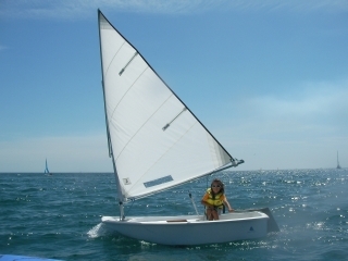  Optimist with the Mauguio Carnon Yacht Club 